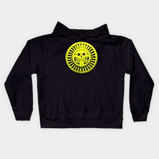 Aztec Skull Yellow Kids Hoodie